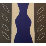Breon O'CASEY (1928-2011)Blue FigureLinocut Signed, dated '09 and numbered 6/15Image size 40 x 44.