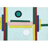 Edward H. ROGERS (1911-1994) Abstract Design Mixed media and tape collage Signed and dated 1960