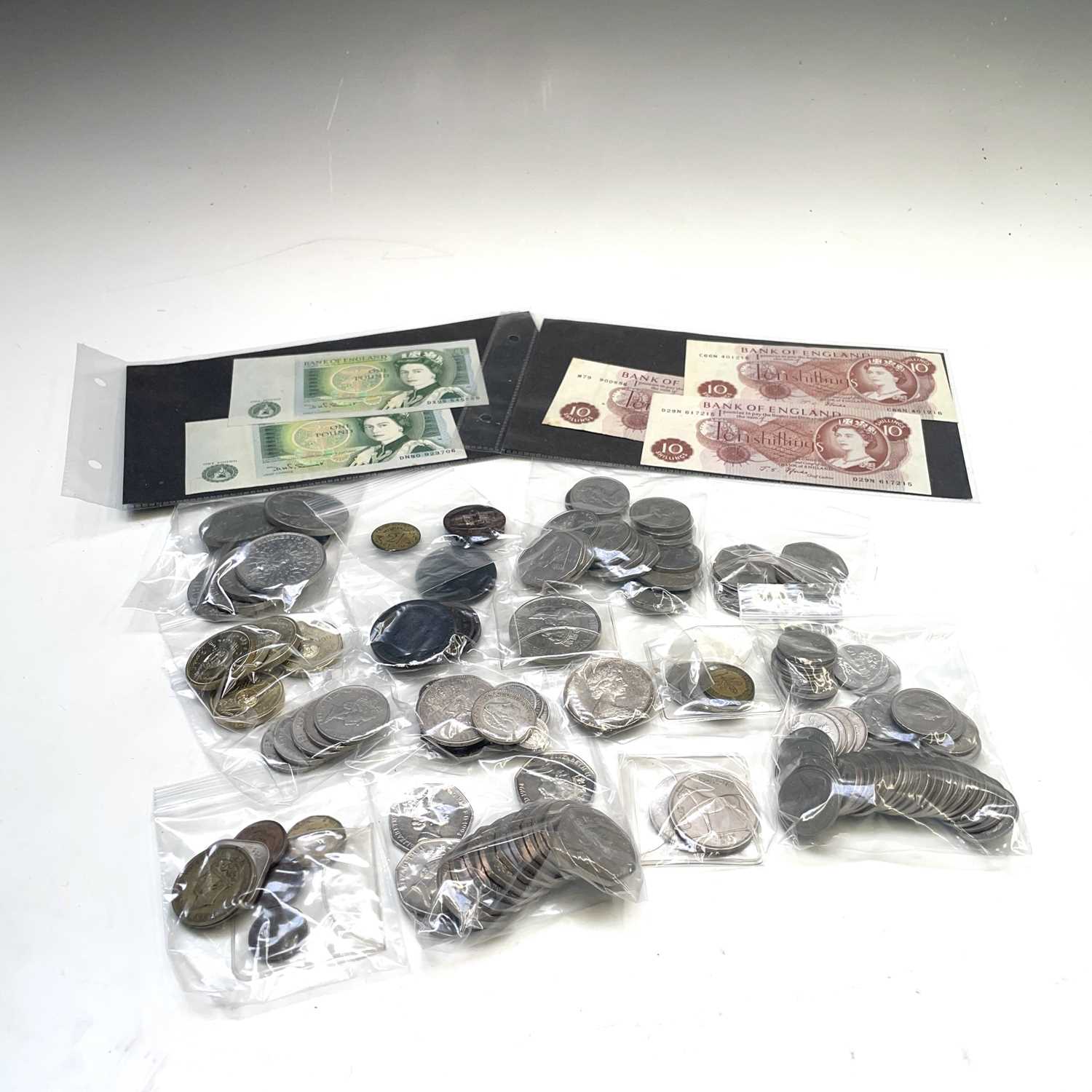 Great Britain and World Silver and Copper Coinage, Tokens, Banknotes, etc. Comprising £8.75 of