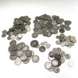 Great Britain pre 1947, etc Silver Coinage. Lot comprises £14 of pre 1947 silver. Plus: An 1889