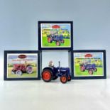 Britains Boxed Tractors (x3). Comprising: 2 x Fordson Major Tractor E27N (ref 8715) (one without