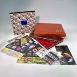 Stamps: Great Britain Mint Decimal Stamps. A box containing 3 stockbooks, a year pack and loose