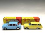 Boxed Dinky Toys (x2). Comprising: no.140 Morris 1100 no.141 Vauxhall Victor Estate Car. Both mint