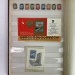 Russia, Azerbaijan, Tannu Tuva, Russian Post Offices in Levant, China, Serbia. A stockbook