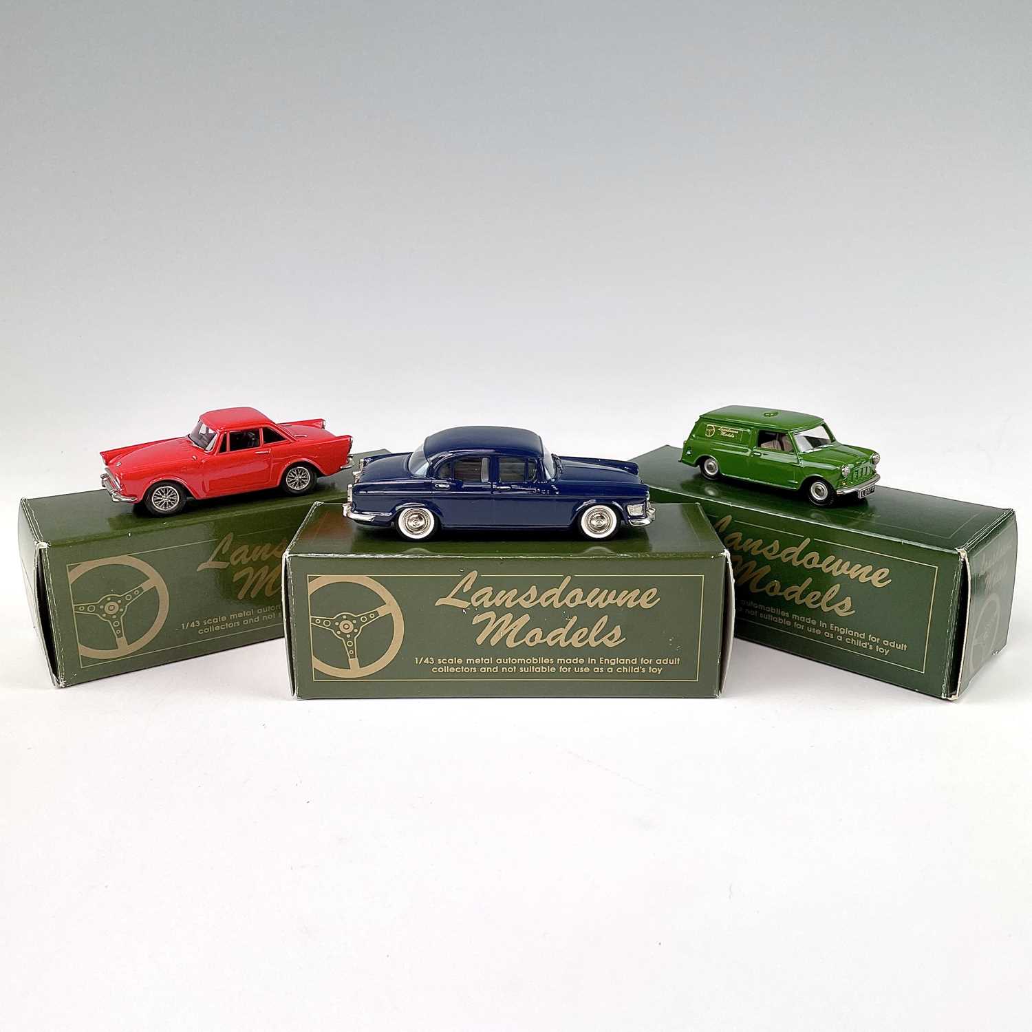 Lansdowne Models 1:43 Scale. 1961 Humber Super Sniper (LDM 16) plus 1962 Morris Mini Van MK 1