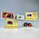 Boxed Tractors (x5). Comprising Scaledown Models: Fordson Power Major 1959 (ref T15), and Fordson '