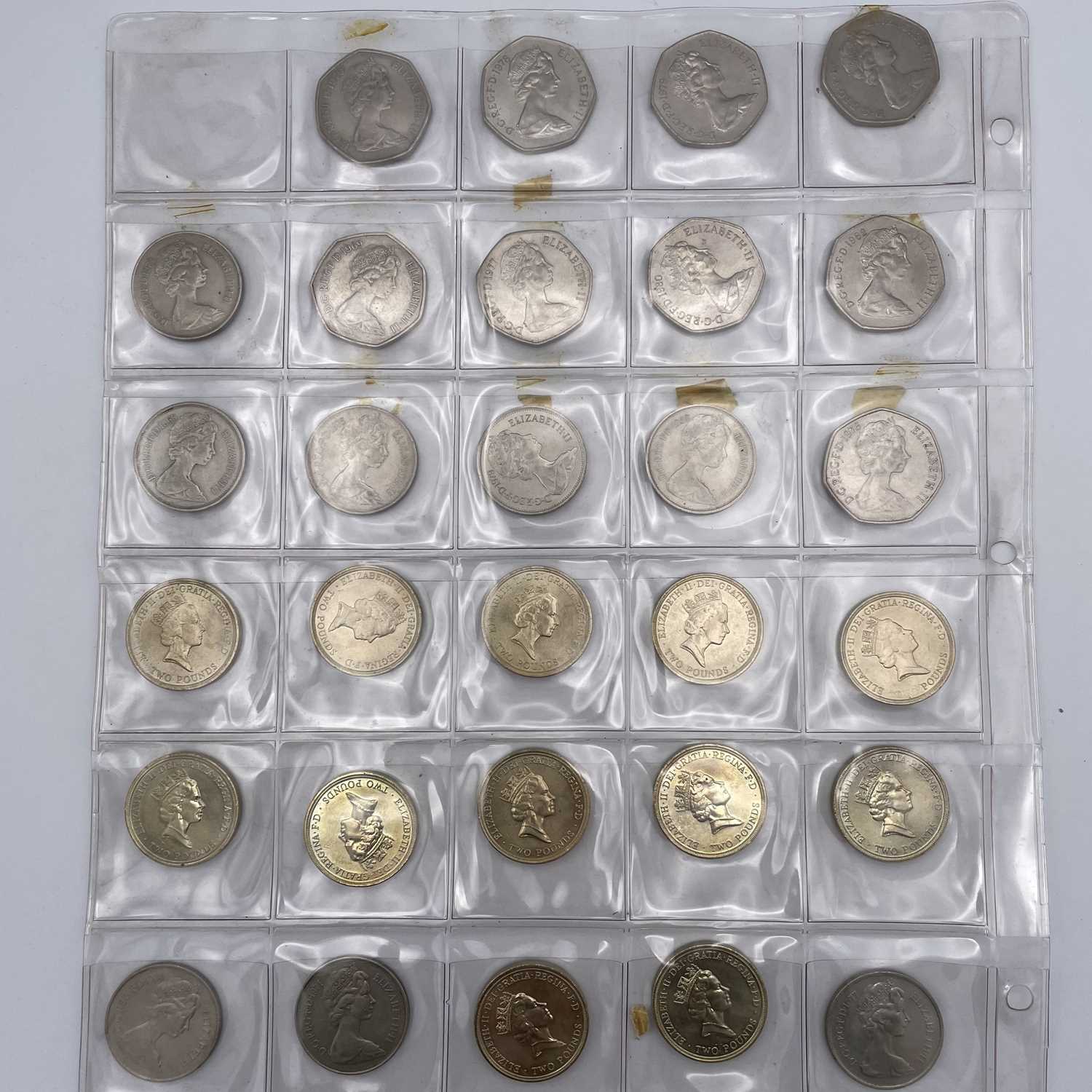 Great Britain Decimal Coinage. A plastic tray containing in excess of £65 of higher grade/ - Image 12 of 17