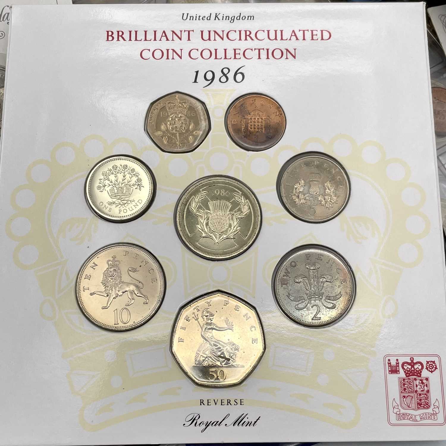 Great Britain Decimal Coinage. A plastic tray containing in excess of £65 of higher grade/ - Image 15 of 17