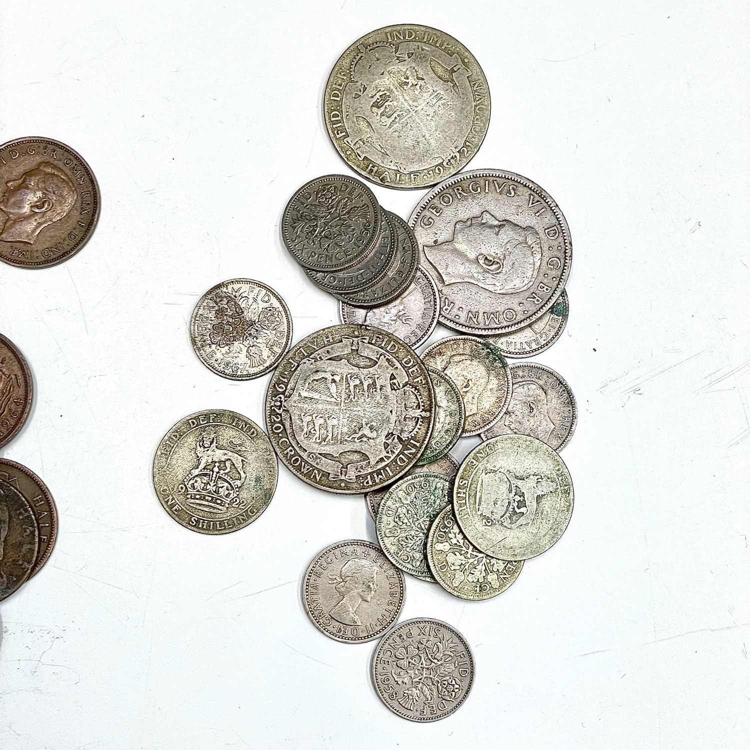 Great Britain Bronze and Silver Coinage / 1951 Festival of Britain Memorabilia, etc. Lot comprises - Image 8 of 9