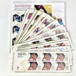 Great Britain 2012 Gold Medal Winners Miniature Sheet Mint Stamps. Lot comprises 29 different sheets