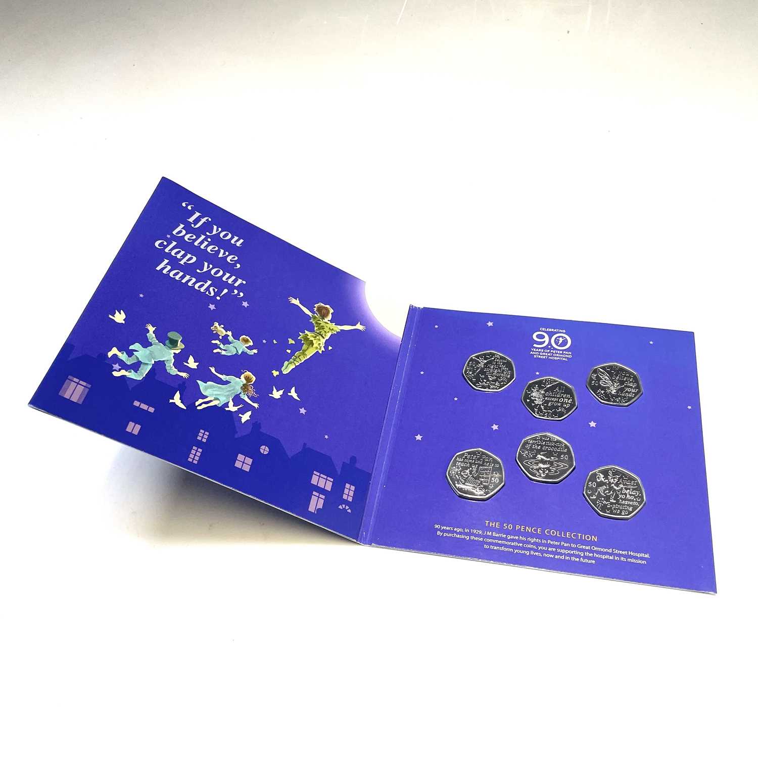 Great Britain and Isle of Man 50 Pence Commemorative Uncirculated Coins. Comprising in packaging: - Image 7 of 8