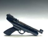 A Webley & Scott Hurricane .177 air pistol, length 28cm. Purchasers please note: any air gun