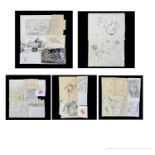 Sven BERLIN (1911-1999)Early drawings, multiple subjectsPencil, pen & ink, watercolour23 works,