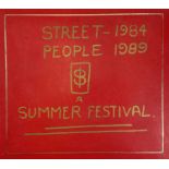 Sven BERLIN (1911-1999) Street People 1984 1989, A Summer Festival. A large book containing a series