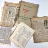 Sven BERLIN (1911-1999) Newspaper cuttings mentioning Berlin and his work. A lot of miscellaneous