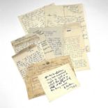 A collection of early correspondence addressed to Berlin from a number of family members. Along with