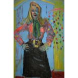 Sven BERLIN (1911-1999) Untitled (Julia) Oil on board Signed and dated '72 91 x 61cm