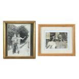 Sven & Julia BerlinTwo framed photographs from their homeTheir wedding day & walking in the