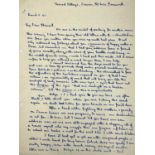 A letter addressed to 'Stewart' from Sven Berlin, dated March 5 '42, Trevale Cottage, Zennor, St