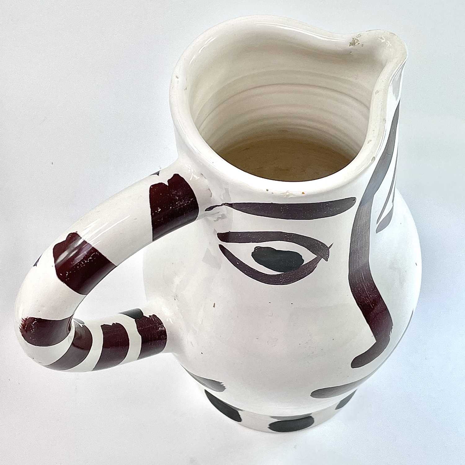 PABLO PICASSO (1881-1973)Quatre Visages (A.R. 436)Ceramic pitcher Numbered 82/300, inscribed ' - Image 10 of 12