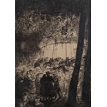 Dame Laura KNIGHT (1877-1970) Merry-go-Round Etching Signed 27.5x19.5 plate size The lot also