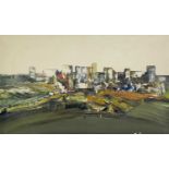 Kit BARKER (1916-1988) Walled City Oil on canvas Signed, inscribed and dated '70 to verso Arthur