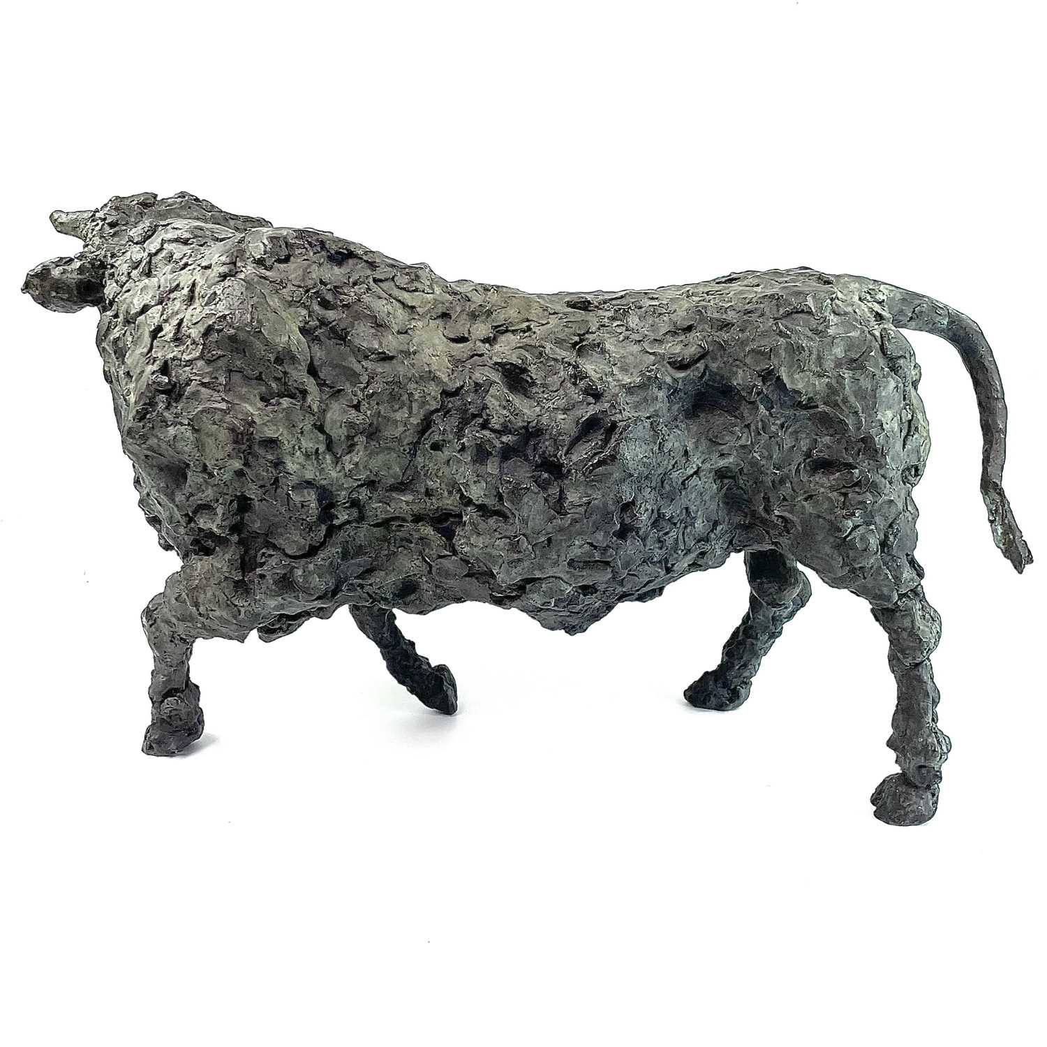 Deborah VAN DER BEEK (1952) Bull Bronze Signed and indistinctly editioned 31.5 x 57.5 x 23.2 cm - Image 3 of 8