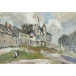 John Anthony PARK (1880-1962) Cottages Oil on board Signed 23x32cmVery good condition, paint surface