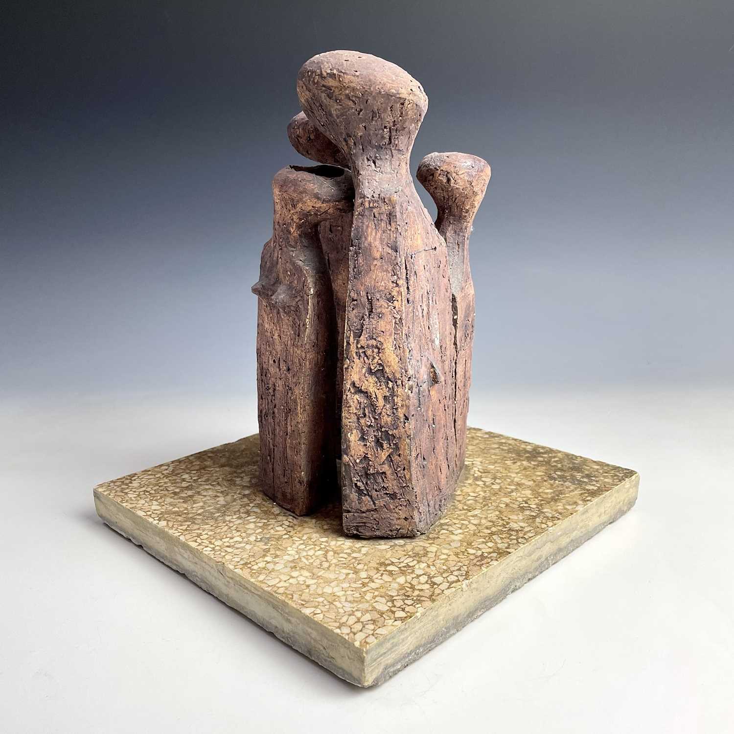 Biddy PICARD (1922) Four Friends Meeting Ceramic sculpture Initialled to base Height including - Image 12 of 14