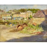 Stanhope Alexander FORBES (1857-1947) A View to Penpol Terrace from South Quay, Hayle Oil on