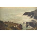 Cornish Coast Late 19th c. Oil on canvas 30x45cm