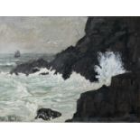 John Noble BARLOW (1861-1917) 'Coast' Oil on canvas Signed 29 x 40cmFrom the collection of a