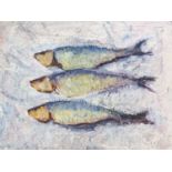 Adrian RYAN (1920-1998) Three Fish Oil on board 30x40cm Purchased from the artist's familyThis