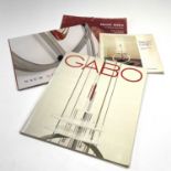 Four books. 'Naum Gabo. The Constructive Process'. Paperback. Exhibition catalogue The Tate