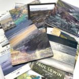 Various Paul Lewin publications together with other Cornish art exhibition catalogues.