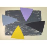 Breon O'CASEY (1928-2011) Triangles into Square II Linocut Signed and dated 2001 (MMI) Numbered 8/20