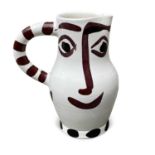 PABLO PICASSO (1881-1973)Quatre Visages (A.R. 436)Ceramic pitcher Numbered 82/300, inscribed '