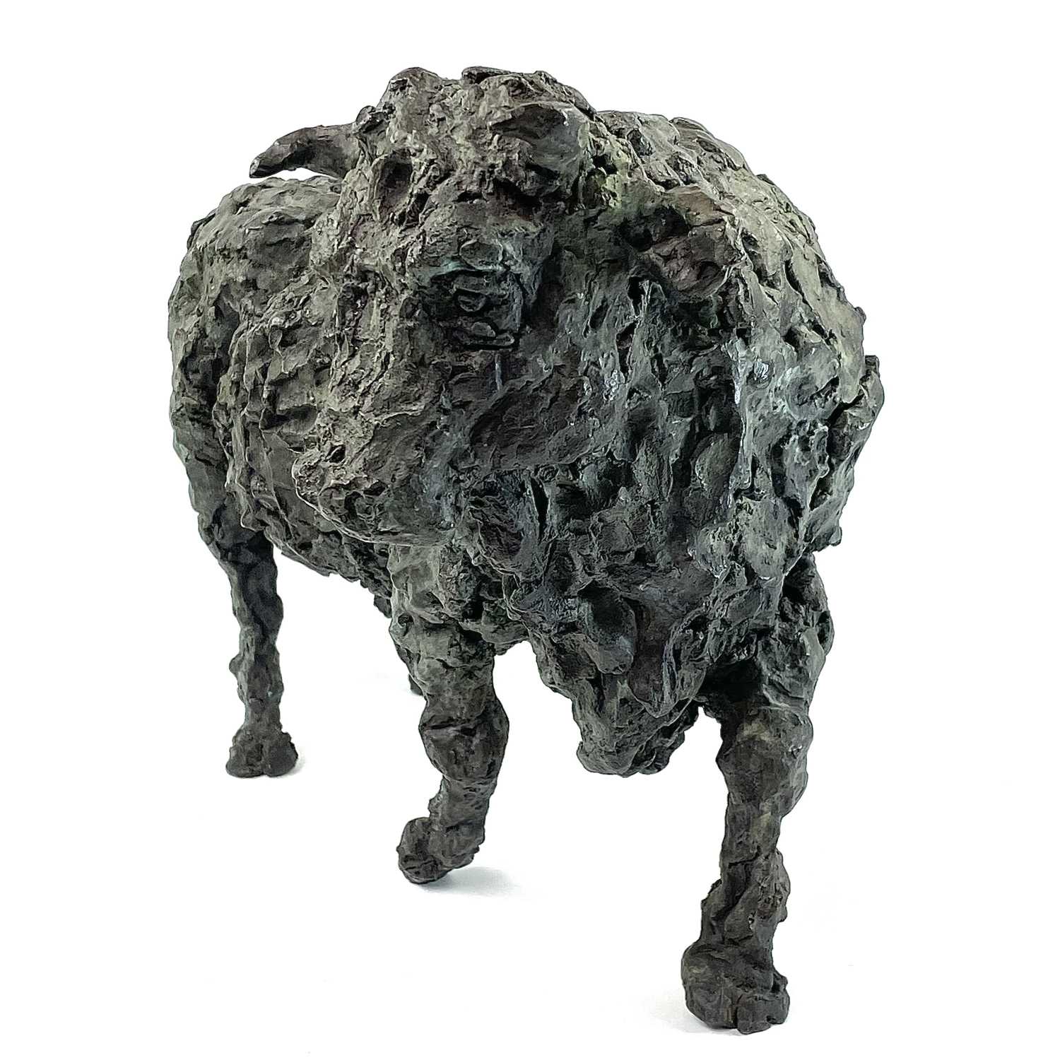 Deborah VAN DER BEEK (1952) Bull Bronze Signed and indistinctly editioned 31.5 x 57.5 x 23.2 cm - Image 2 of 8