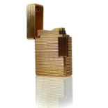 A gold plated Dupont lighter, length 48mm.