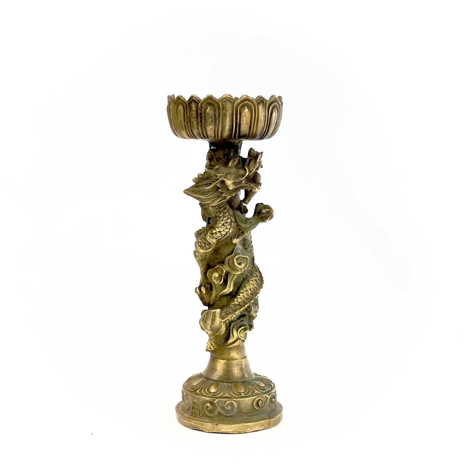 A small Chinese bronze censer, four-character mark, height 4cm, width 10cm, a matched cover, - Image 11 of 14