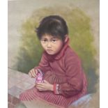 Ernest BENDELL-BAYLY (XX-XXI), 'Hong Kong Missy', pastel on paper, attached to board, signed and