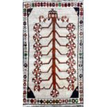 A Gabbeh rug, Fars Province, South West Persia, 20th century, the camel field with a central