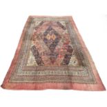 A Persian design chenille carpet, circa 1920's, 527 x 392cma few areas of historic moth in outer