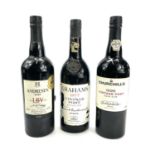 A bottle of Grahams 1977 vintage port together with a bottle of Churchill's 1996 Vintage port and