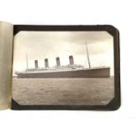 SS Titanic, A black and white photograph, by Beken & Son, Cowes, titled and inscribed, 20.5X28cm,