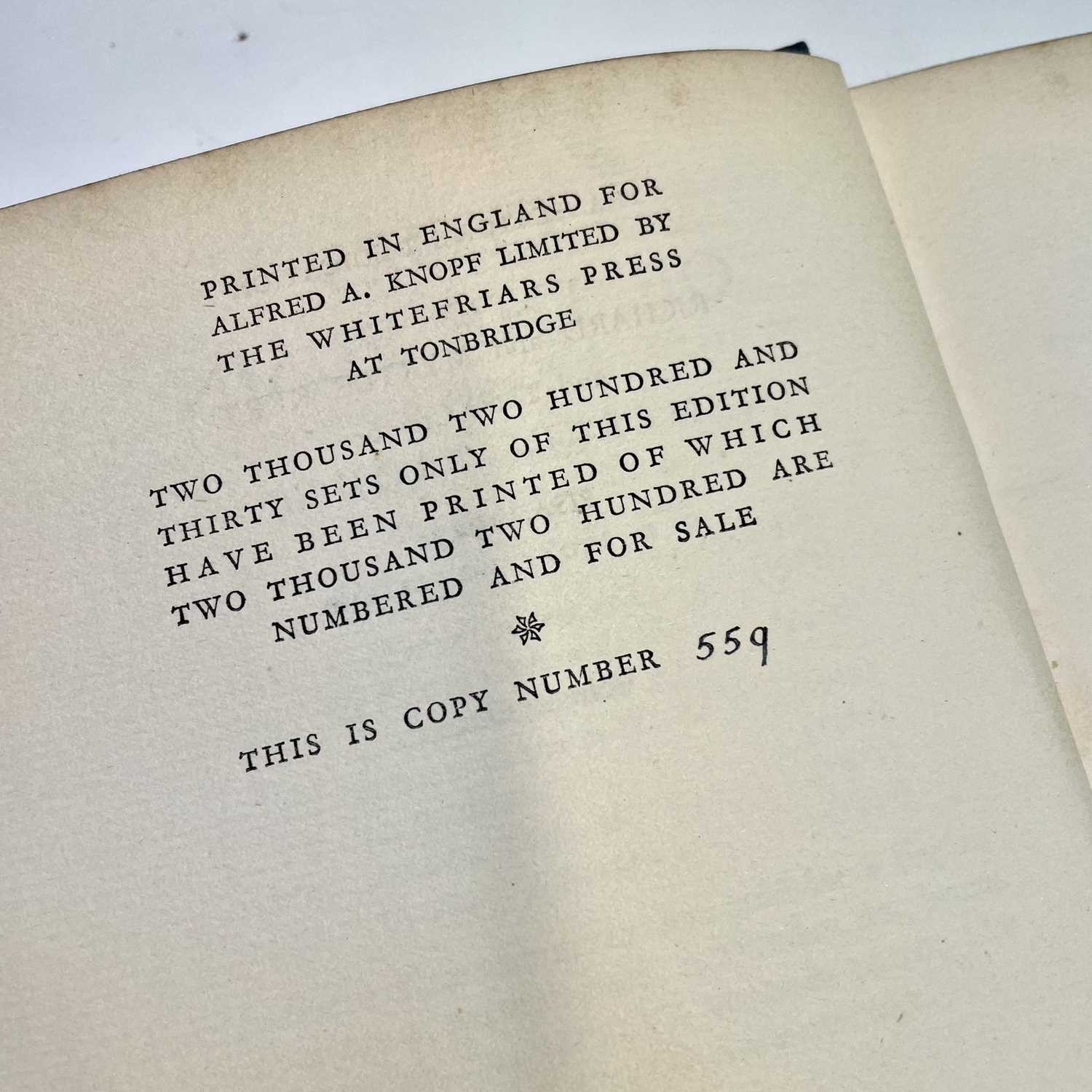 MARCEL PROUST. 'The Guermantes Way,' C.K. Scott Moncrieff, two vols, first English edition, original - Image 5 of 24