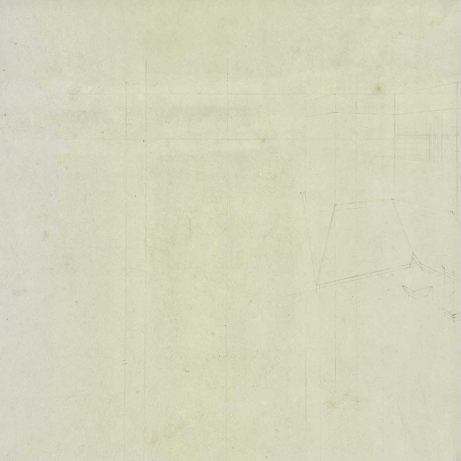 Frederick Pepys COCKERELL (1833-1878) Palazzo - Bartolini Architectural study in graphite The - Image 3 of 3