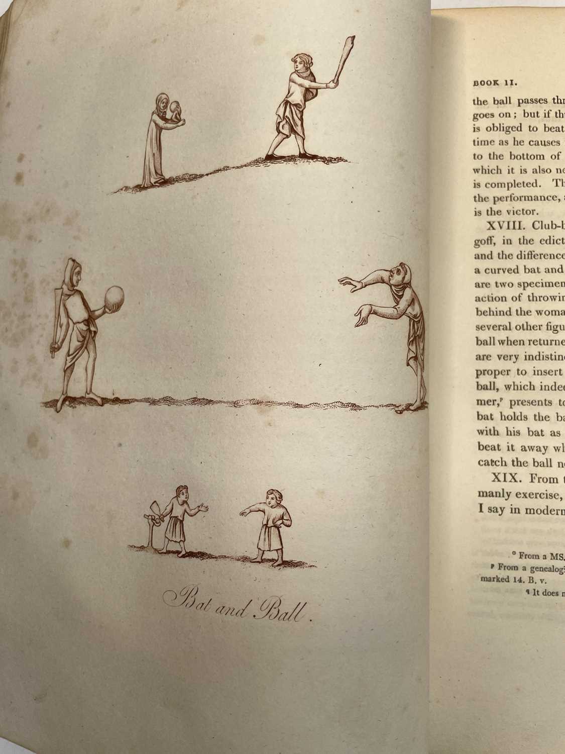 JOSEPH TRUTT. 'Sports & Pastimes,' 4to, seconded Edn., half-calf rebacked, 1810, the dum dums just - Image 7 of 7