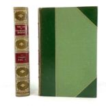 E. C. G. GASKELL. 'The Life of Charlotte Bronte,' first edition, two vols, half green leather with
