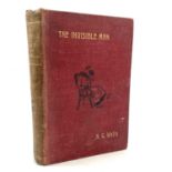 H. G. WELLS. 'The Invisible Man. A Grotesque Romance,' first edition, original pictorial cloth,